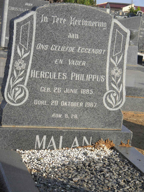 MALAN Hercules Philippus 1885-1967