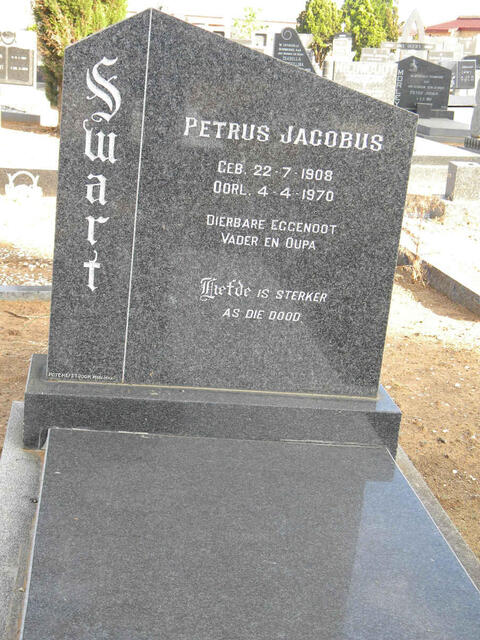 SWART Petrus Jacobus 1908-1970