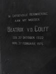 COLFF Beatrix, v.d. 1932-1976