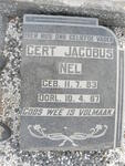 NEL Gert Jacobus 1883-1967