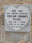 PIETERS Chrisjan Johannes 1950-1950