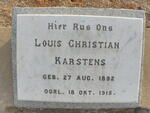 KARSTENS Louis Christian 1892-1915