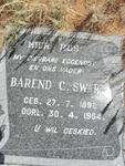 SWART Barend C. 1892-1964