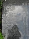 18. Memorial Plaque with list of names