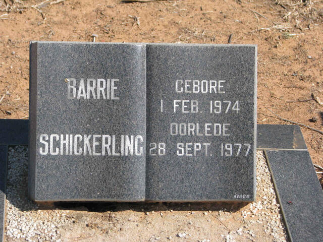 SCHICKERLING Barrie 1974-1977