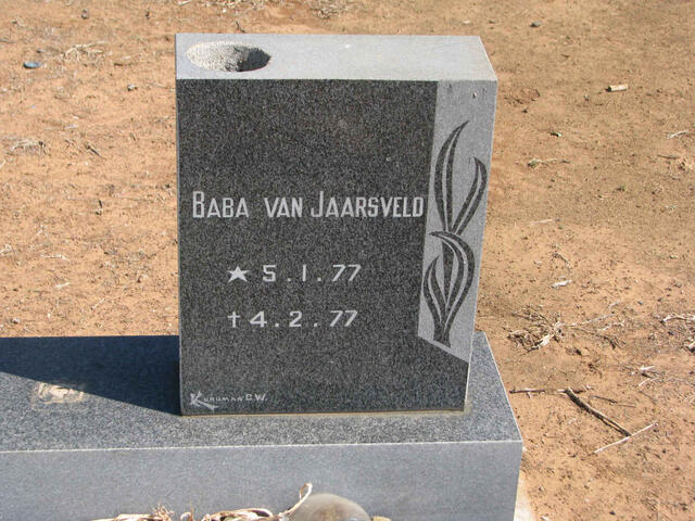 JAARSVELD Baba, van 1977-1977