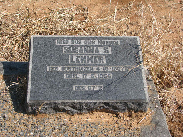 LEMMER Susanna S. 1867-1955