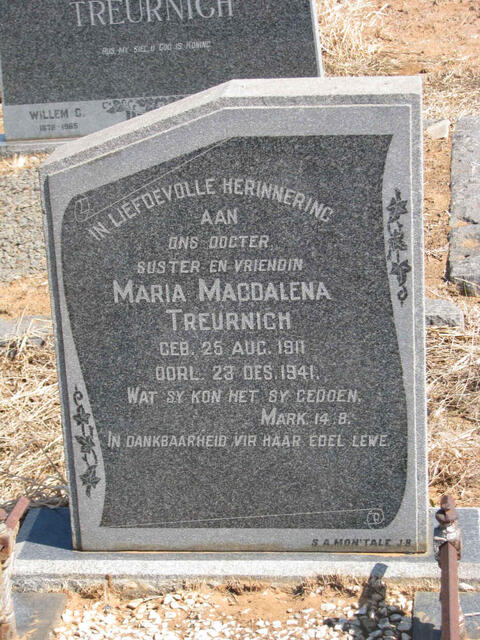 TREURNICH Maria Magdalena 1911-1941