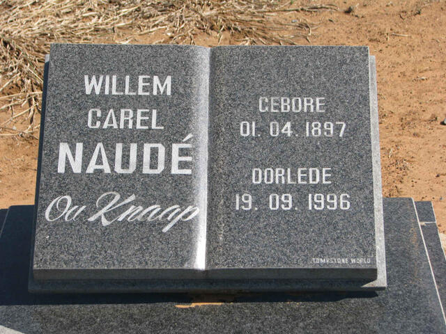 NAUDÉ Willem Carel 1897-1996
