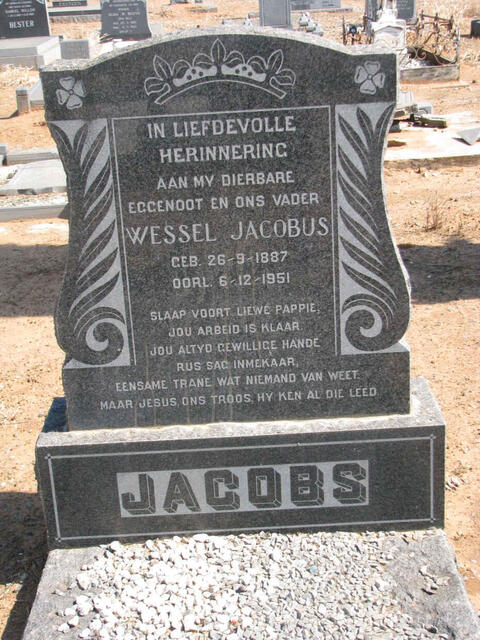 JACOBS Wessel Jacobus 1887-1951