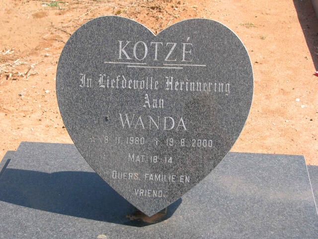 KOTZÉ Wanda 1980-2000