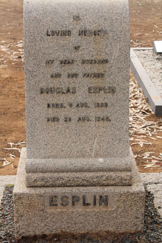 ESPLIN Douglas 1889-1949