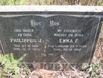 ROOYEN Philippus J., van 1901-1970 & Emma F. LOHMANN 1909-1966