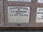 BERNHARD E.E. 1916-1978