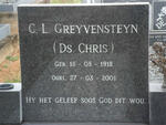 GREYVENSTEYN C.L. 1918-2001