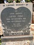PLASKET Lousia Edna 1908-1925