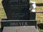 DREYER Kassie 1939-1983 & Jose 1946-1986