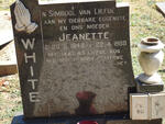 WHITE Jeanette 1948-1988