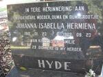 HYDE Johanna Isabella Hermiena 1910-1988