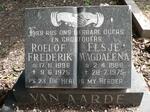 AARDE Roelof Frederik, van 1898-1975 & Elsje Magdalena 1898-1975