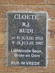 CLOETE R.J. 1952-2007