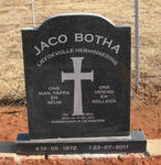 BOTHA Jaco 1972-2011