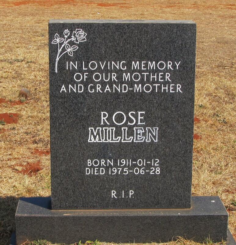 MILLEN Rose 1911-1975