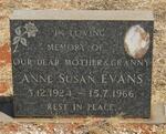 EVANS Anne Susan 1924-1966