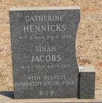 HENNICKS Catherine 1864-1959 :: JACOBS Sinah 1903-1979