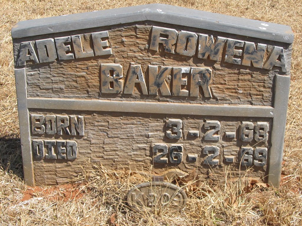 BAKER Adele Rowena 1968-1969