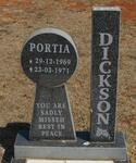 DICKSON Portia 1969-1971