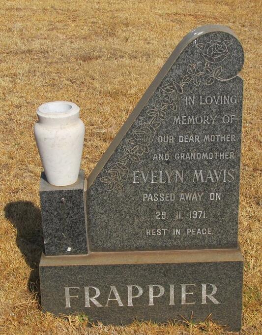 FRAPPIER Evelyn Mavis -1971