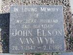 WYK John Elson, van 1947-1995 :: VAN WYK Charmelle Leandra 1974-1975