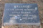 WALLACE Donnie 1931-1931