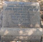 STOCKDALE John Brown -1925