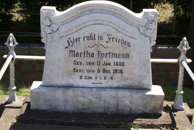 FORTMANN Martha 1890-1916