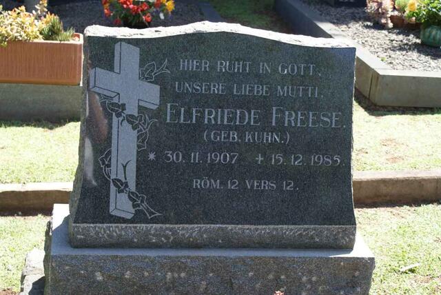 FREESE Elfriede nee KUHN 1907-1985