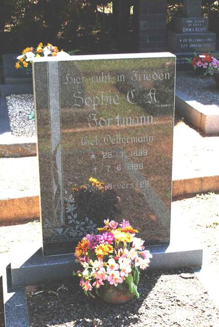 FORTMANN Sophie C.A. nee OELLERMANN 1899-1988