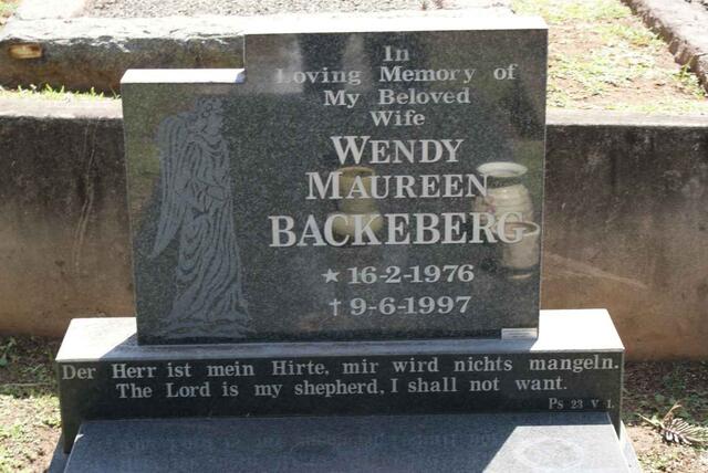 BACKEBERG Wendy Maureen 1976-1997