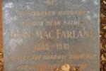 MacFARLANE John 1883-1961