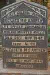 MacANDREW John Rickard -1942 :: MacANDREW Alice Elizabeth -1944