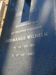 JAGER Hermanus Wilhelm, de 1921-1985
