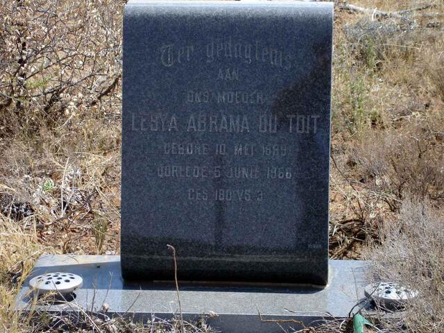 TOIT Lesya Abrama, du 1889-1966
