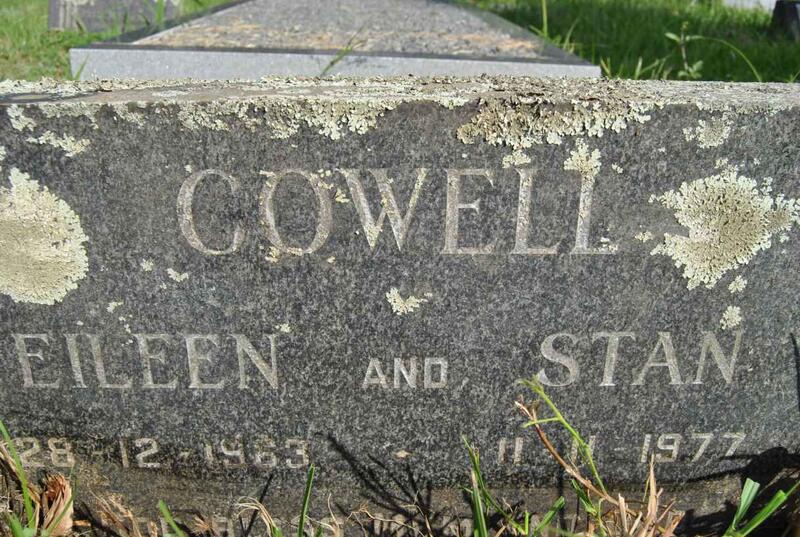 COWELL Stan -1977 & Eileen -1963