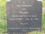 COETSEE Felicia 1924-1965
