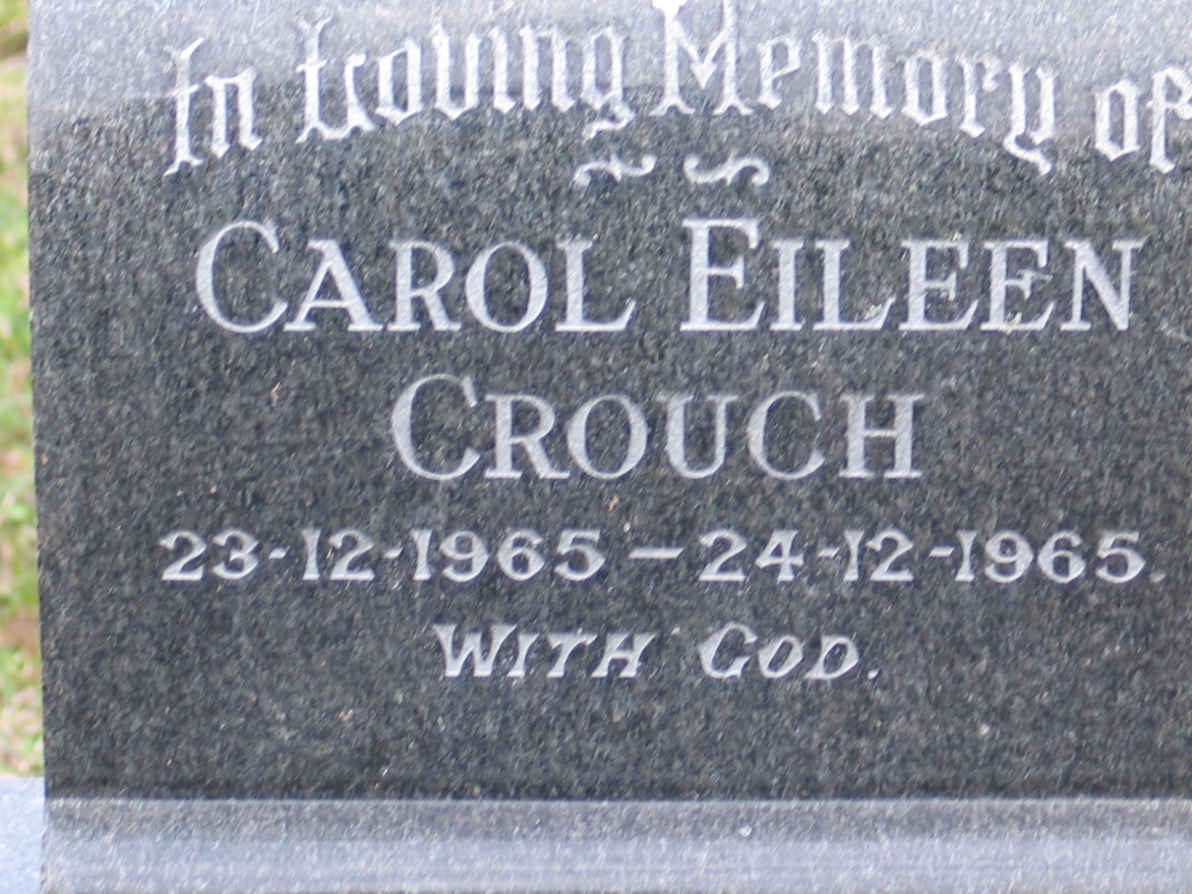 CROUCH Carol Eileen 1965-1965