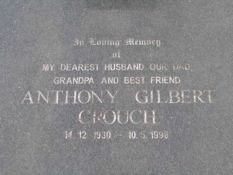 CROUCH Anthony Gilbert 1930-1998