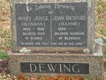DEWING John Richard 1893- & Mary Joyce 1893-1966