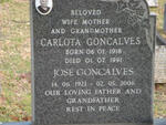GONCALVES Jose 1921-2006 & Carlota 1918-1991