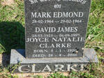 CLARKE Mark Edmond 1964-1964 :: CLARKE David James 1923-1997 & Joyce Natalie 1930-2006